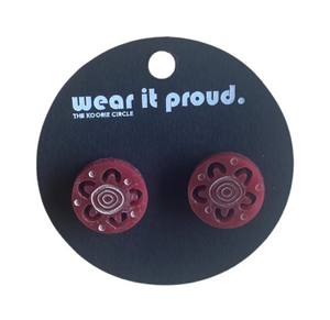 The Koorie Circle — Campfire Aboriginal Earrings
