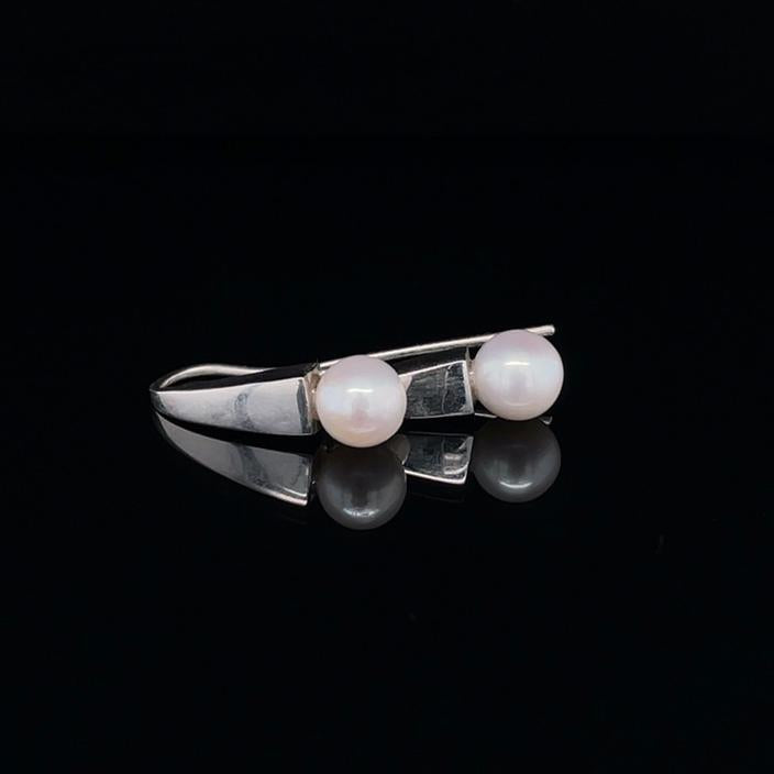 Silvermist — Earrings with Freshwater Pearl